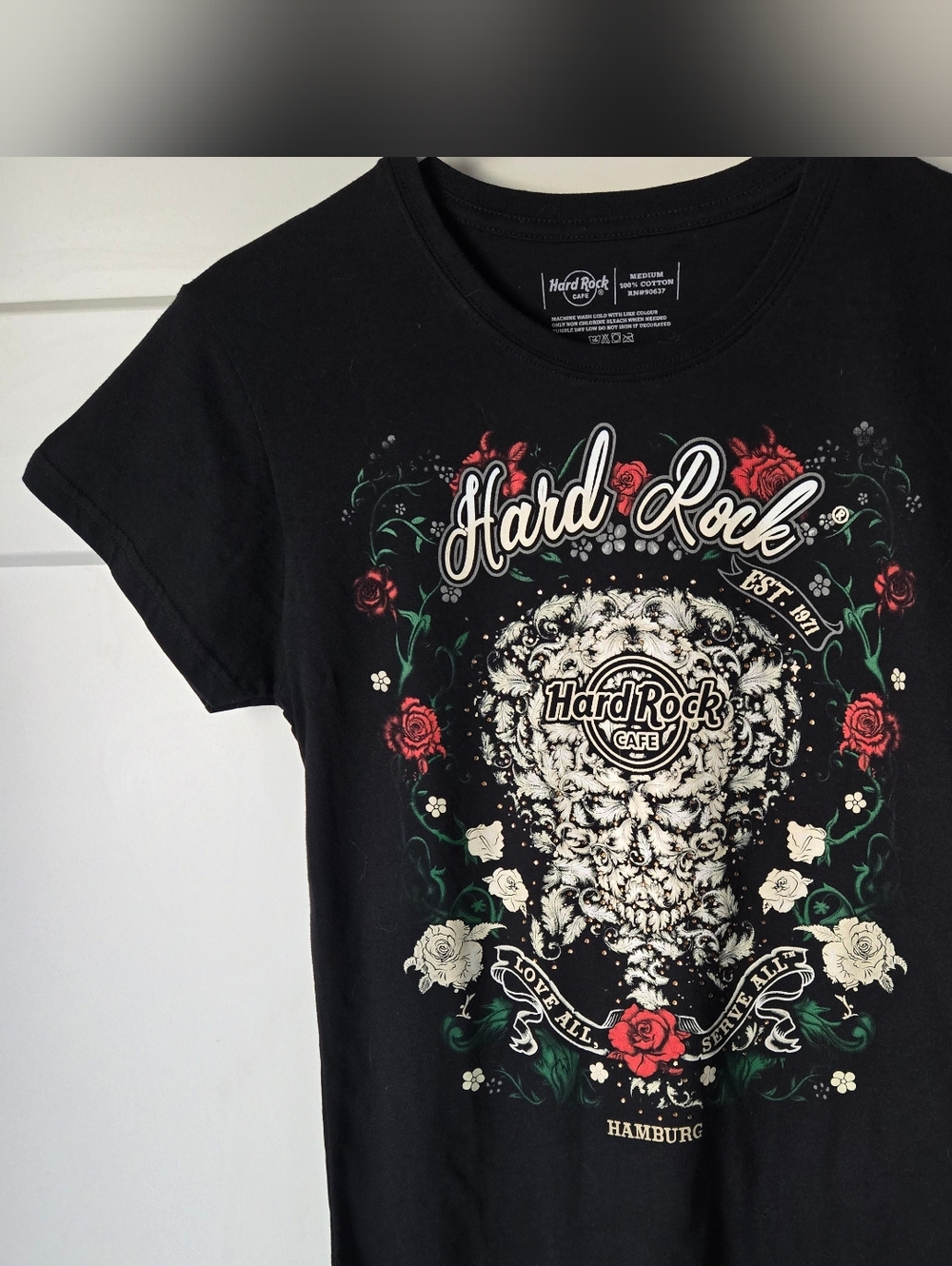 Hard Rock Cafe Hamburg NEW Sz M